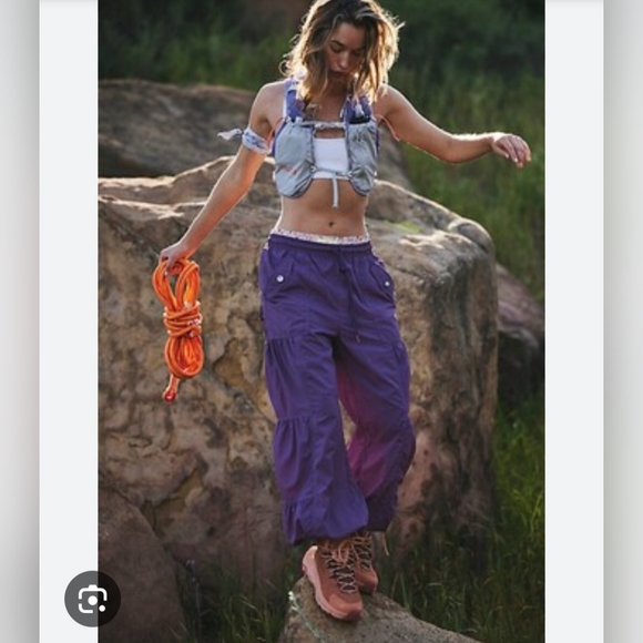 #207- Free People Set Me Free Pants in Purple NWOT